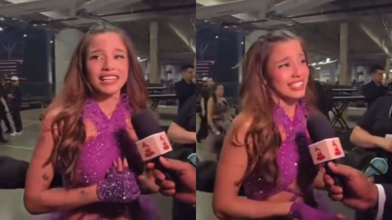 El llanto de Emilia Mernes en los Latin Grammy: "Fue una semana muy intensa"